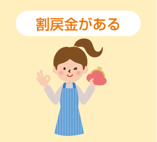 長崎医療共済メリット割戻金がある